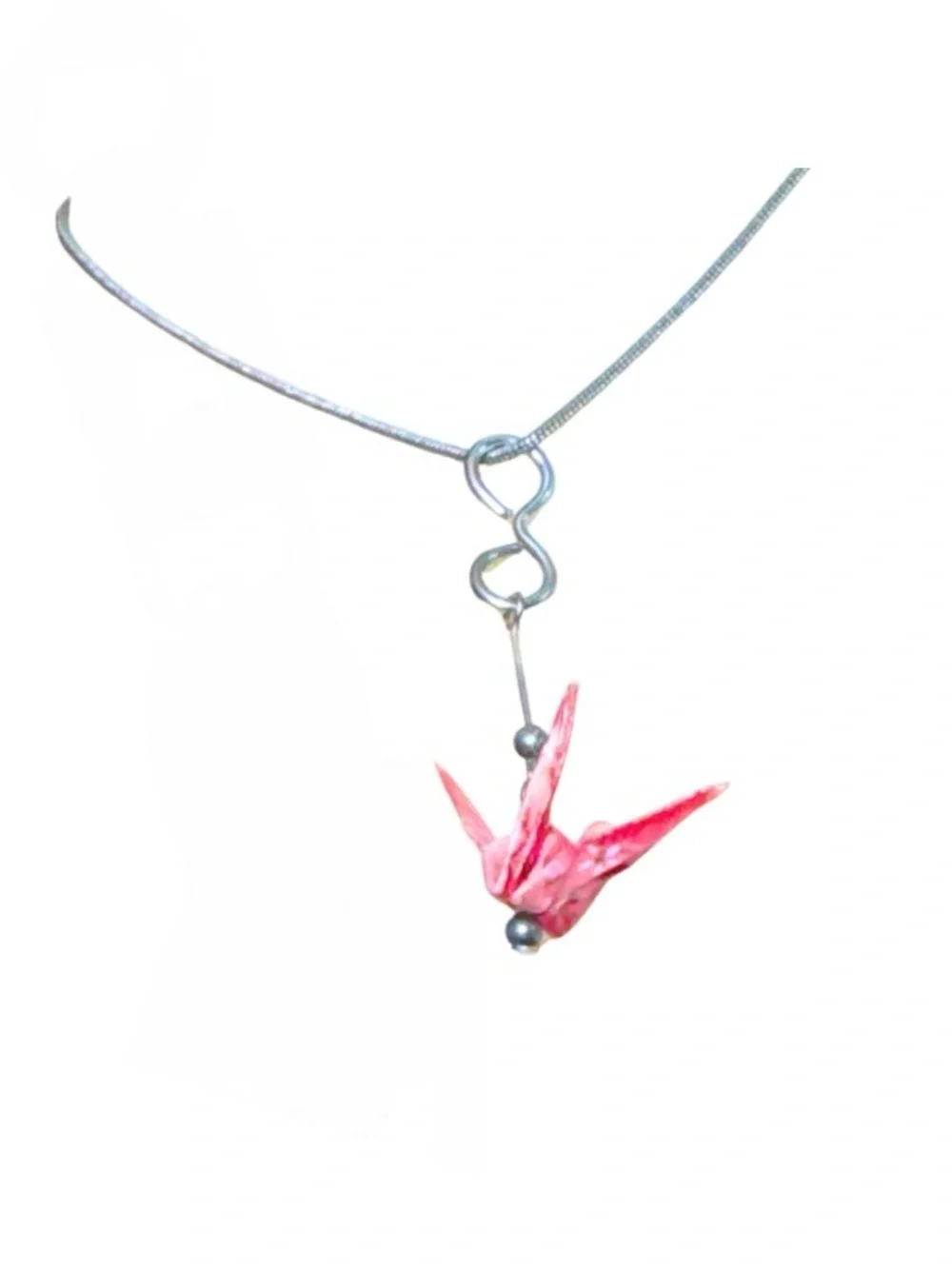 Miniature Oragami Bird Necklace